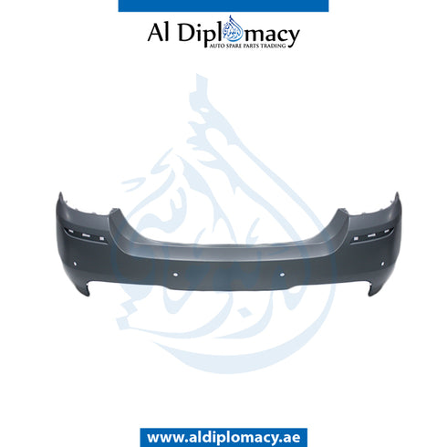 Rear Bumper, WITH SENSOR Hole, M Performance, TWO SINGLE EXHAUST TYPE for BMW 5 Series F10 (2013-2016) models